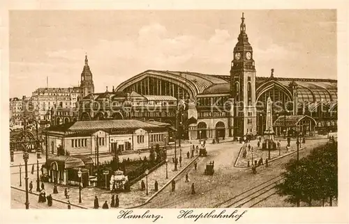 AK / Ansichtskarte Hamburg Hauptbahnhof Hamburg