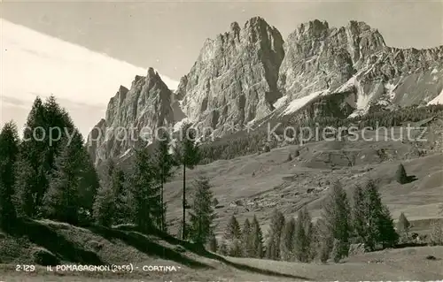 AK / Ansichtskarte Cortina_d_Ampezzo Il Pomagagnon Cortina_d_Ampezzo