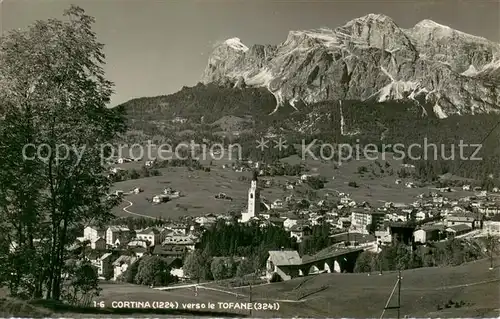 AK / Ansichtskarte Cortina_d_Ampezzo verso le Tofane Cortina_d_Ampezzo