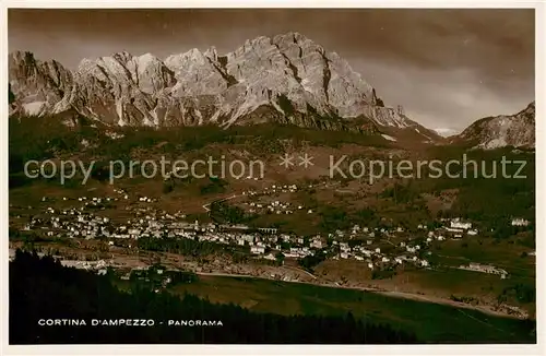 AK / Ansichtskarte Cortina_d_Ampezzo Panorama Cortina_d_Ampezzo