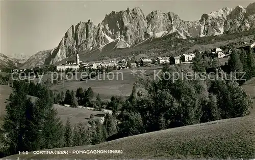 AK / Ansichtskarte Cortina_d_Ampezzo Pomagagnon Panorama Cortina_d_Ampezzo