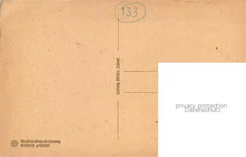 AK / Ansichtskarte Luebeck Die Marienkirche Illustration Luebeck