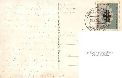 AK / Ansichtskarte Kellinghusen Rathaus Sparkasse Sattlerschule Garten Stadtblick Kirche Kellinghusen