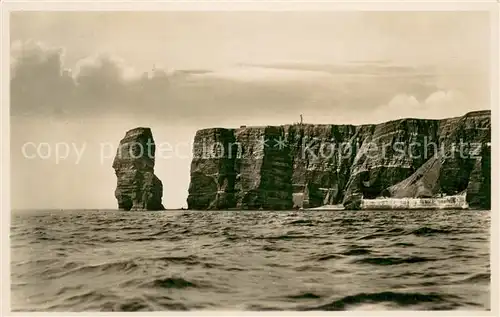 AK / Ansichtskarte Helgoland Nordspitze und Lange Anna Helgoland