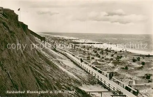 AK / Ansichtskarte Wenningstedt_Sylt Strandpartien Wenningstedt_Sylt