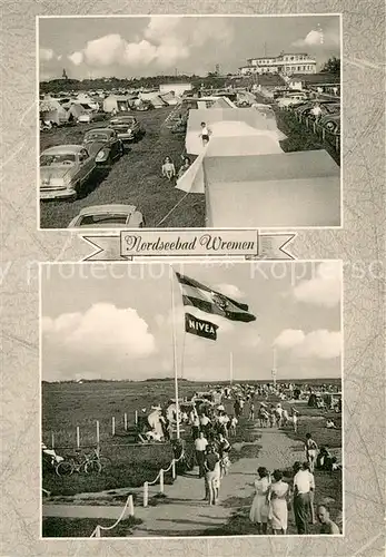 AK / Ansichtskarte Wremen Campingplatz Promenade Nordseebad Wremen