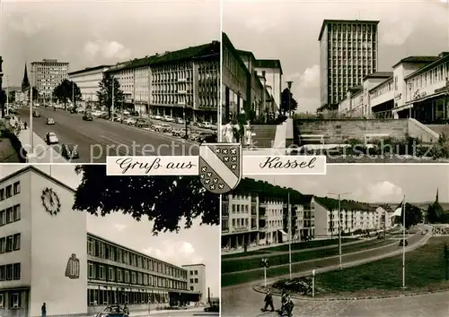 AK / Ansichtskarte Kassel Steinweg Staendeplatz Treppenstrasse Hauptbahnhof Kassel
