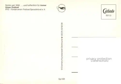 AK / Ansichtskarte Sprockhoevel Freibad Sprockhoevel