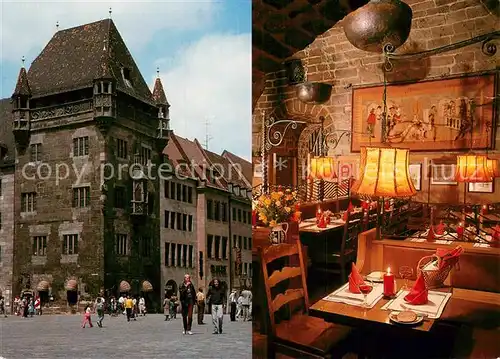 AK / Ansichtskarte Nuernberg Restaurant Nassauer Keller zu Nuernberg 12. Jhdt. Historisches Weinrestaurant Altstadt Nuernberg