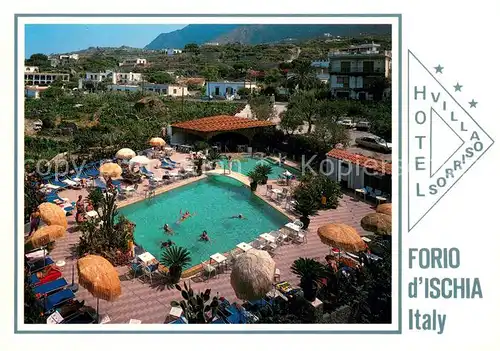 AK / Ansichtskarte Forio_d_Ischia_IT Hotel Villa Sorrisa Swimming Pool 