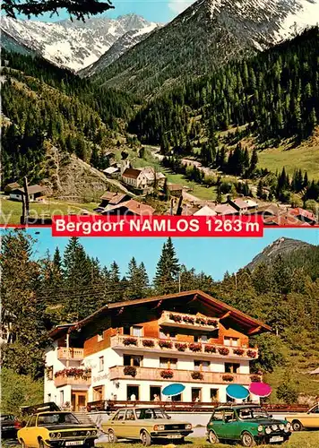 AK / Ansichtskarte Namlos Panorama Bergdorf Berggasthaus Namloserhof Alpen Namlos