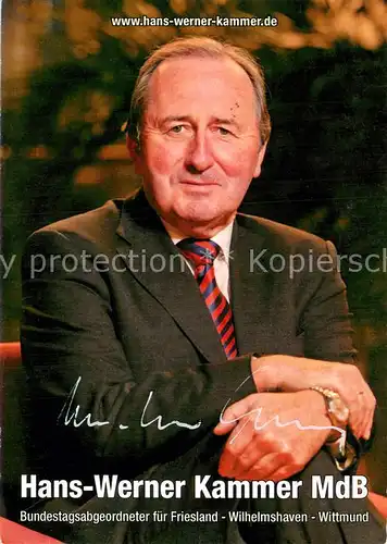 AK / Ansichtskarte Berlin Hans Werner Kammer Berlin