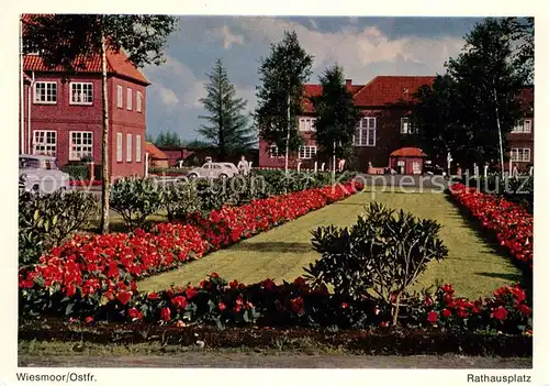 AK / Ansichtskarte Wiesmoor Rathausplatz Wiesmoor