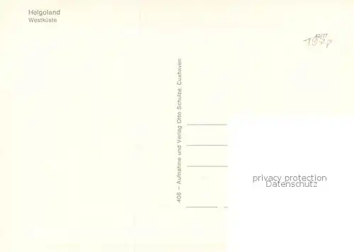 AK / Ansichtskarte Helgoland Westkueste mit Leuchtturm Fliegeraufnahme Helgoland