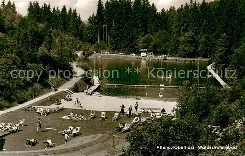 AK / Ansichtskarte Altenau_Harz Waldschwimmbad Altenau Harz