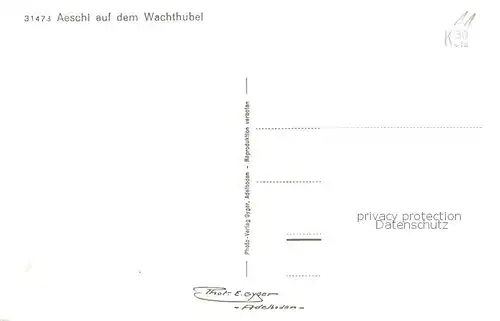 AK / Ansichtskarte Aeschi_Spiez_BE Teilansicht 