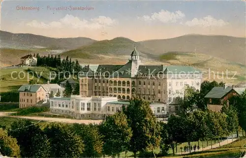 AK / Ansichtskarte Graefenberg_Bad_Schlesien_Lazne_Jesenik_CZ Priessnitz Sanatorium 