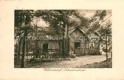 AK / Ansichtskarte Fallingbostel Waldwirtschaft Siebensteinhaeuser Aussenansicht Fallingbostel