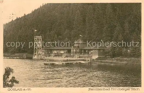 AK / Ansichtskarte Goslar Familienbad Herzberger Teich Goslar