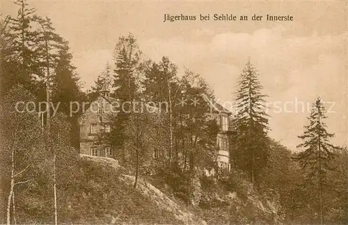 AK / Ansichtskarte Sehlde_Leine_Hildesheim Jaegerhaus Aussenansicht 
