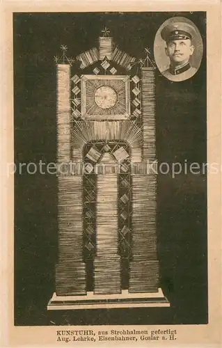 AK / Ansichtskarte Goslar Kunstuhr Strohhalme Goslar