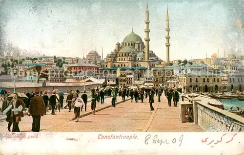 AK / Ansichtskarte Constantinopel_Istanbul Hafen Constantinopel_Istanbul