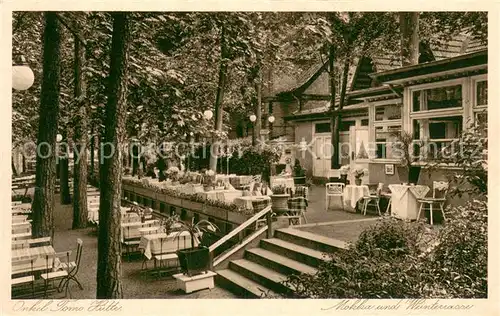 AK / Ansichtskarte Grunewald_Berlin Onkel Toms Huette Terrasse Aussenansicht Grunewald Berlin