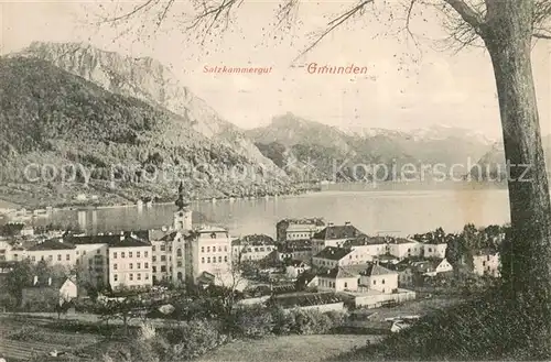 AK / Ansichtskarte Gmunden_Salzkammergut Gesamtansicht Gmunden Salzkammergut