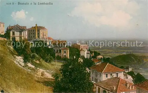 AK / Ansichtskarte Brunate_Como_IT Panorama 