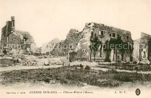 AK / Ansichtskarte Ville en Woevre Guerre 1914 1915 Ville en Woevre