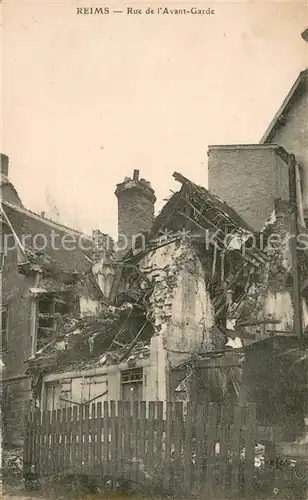 AK / Ansichtskarte Reims_51 Rue de l Avant Garde 
