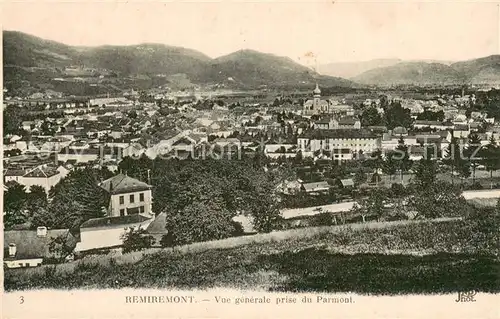 AK / Ansichtskarte Remiremont_Romberg_Vosges_88 Vue generale prise du Parmont 