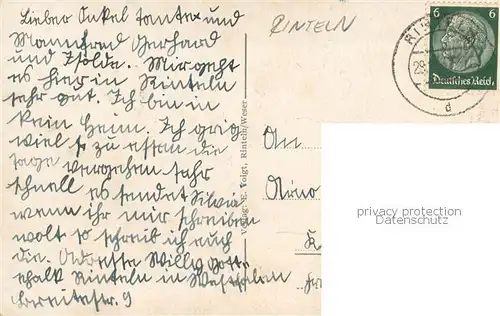 AK / Ansichtskarte Rinteln Partie am Wasser Rinteln