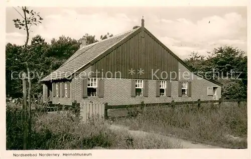 AK / Ansichtskarte Norderney_Nordseebad Heimatmuseum Aussenansicht Norderney_Nordseebad