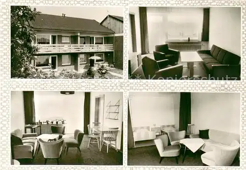 AK / Ansichtskarte Wyk_Foehr Appartementhaus Petersen am Charlottenheim Details Foehr