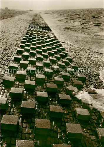 AK / Ansichtskarte Eckwarden Nordseekueste Kuestenbefestigung Eckwarden