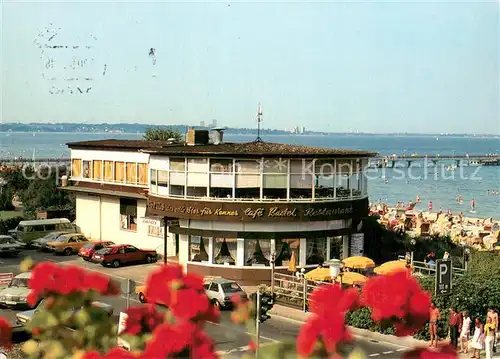 AK / Ansichtskarte Scharbeutz_Ostseebad Cafe Restaurant Bastei Scharbeutz_Ostseebad