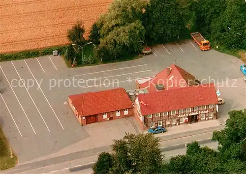 AK / Ansichtskarte Neuenbrook_Holstein Hotel und Raststaette Deutsches Haus Fliegeraufnahme Neuenbrook_Holstein