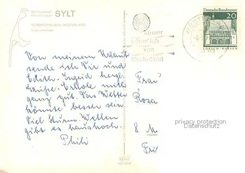 AK / Ansichtskarte Westerland_Sylt Kurpromenade Westerland_Sylt