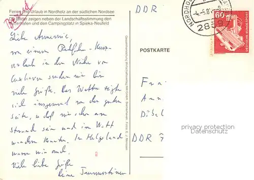 AK / Ansichtskarte Spieka Neufeld Kutterhafen und Campingplatz Panorama Spieka Neufeld