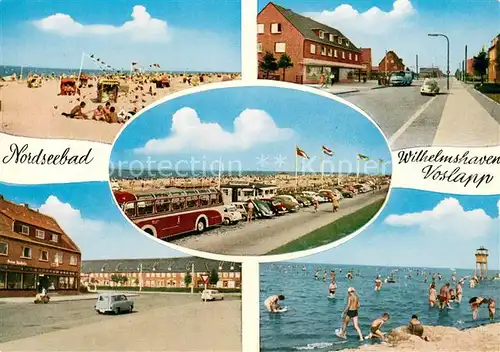 AK / Ansichtskarte Voslapp Geniusstrand Ortspartien Voslapp