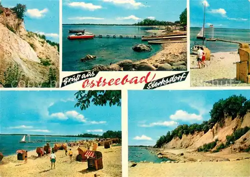 AK / Ansichtskarte Sierksdorf_Ostseebad Steilkuesten Strandpartien Sierksdorf_Ostseebad