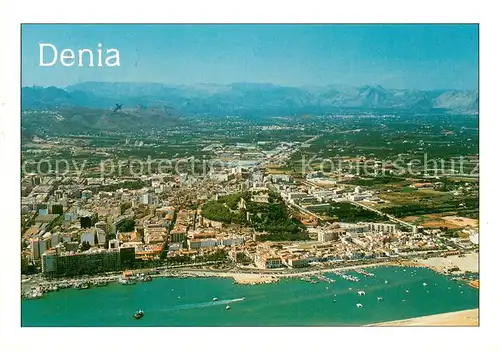 AK / Ansichtskarte Denia_Espana Fliegeraufnahme 
