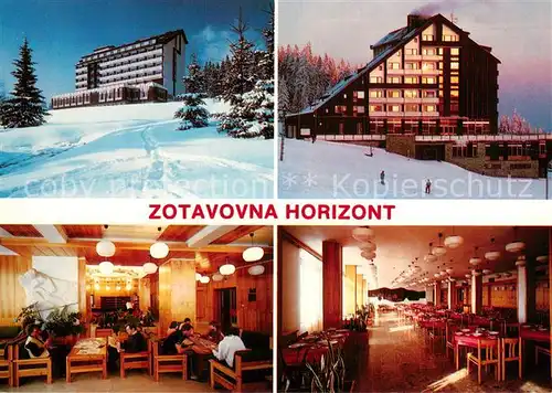 AK / Ansichtskarte Spicak_nad_Sumave Odborova zotavovna Horizont Gastraeume Bar 