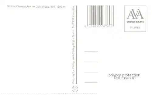 AK / Ansichtskarte Steibis mit Blick zu Saentis und Schweizer Hochalpen Steibis