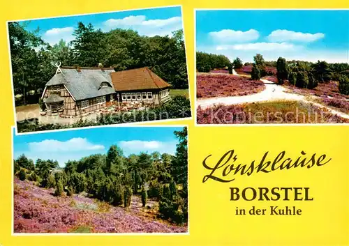 AK / Ansichtskarte Borstel_Bispingen Loensklause Heidelandschaft Borstel_Bispingen