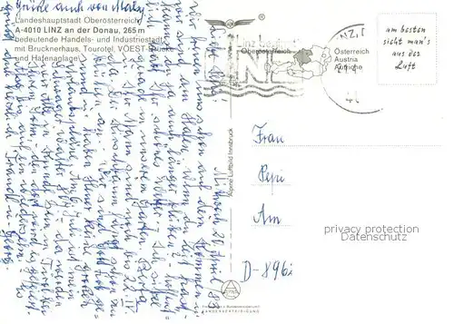 AK / Ansichtskarte Linz_Donau Panorama Landeshauptstadt Linz_Donau