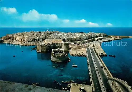 AK / Ansichtskarte Gallipoli Alte Stadt und Hafen Fliegeraufnahme Gallipoli