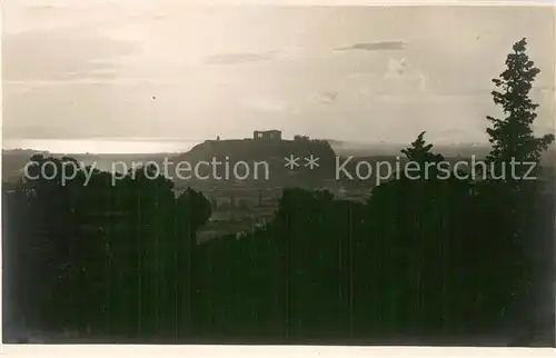 AK / Ansichtskarte Athen_Greece Silhouette Akropolis 