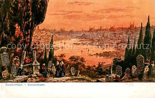 AK / Ansichtskarte Constantinopel_Istanbul Panorama Constantinopel_Istanbul